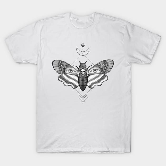 Death's-Head Hawkmoth T-Shirt by CatherineBuggins
